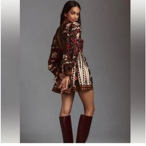 Farm Rio Tapestry Garden Multicolor Dress Size XS Wore One Time For Pictures